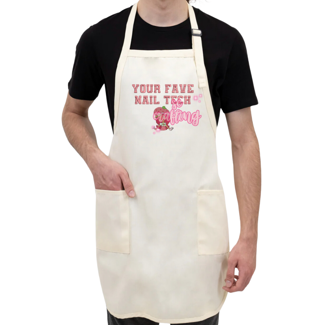 Strawberry Nail Tech Apron