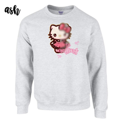 HK Standing Patch Crewneck