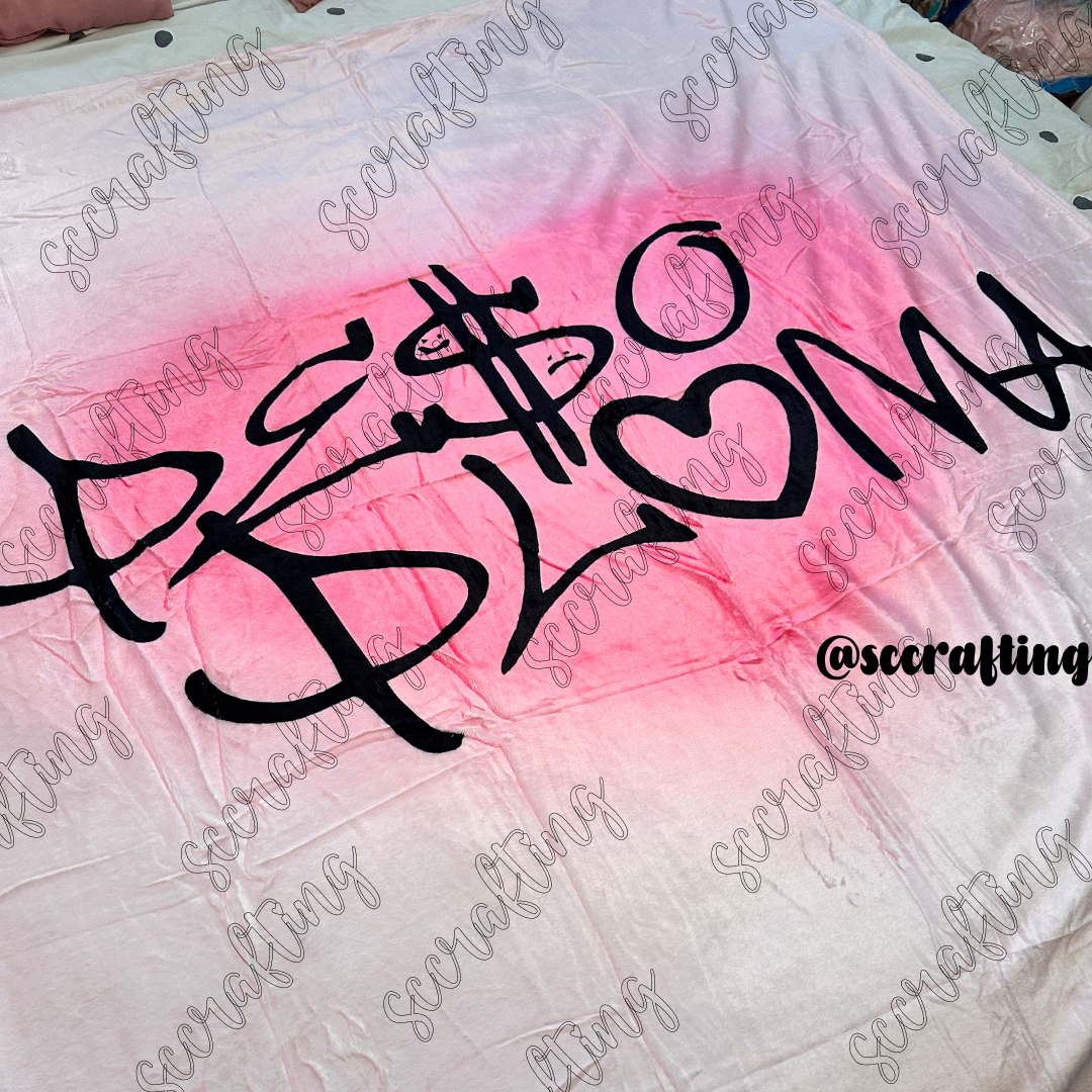 Peso Pink Heart Blanket