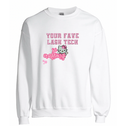 Kitty Lash Tech Crewneck