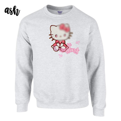HK Sitting Patch Crewneck