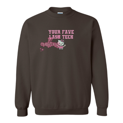 Kitty Lash Tech Crewneck