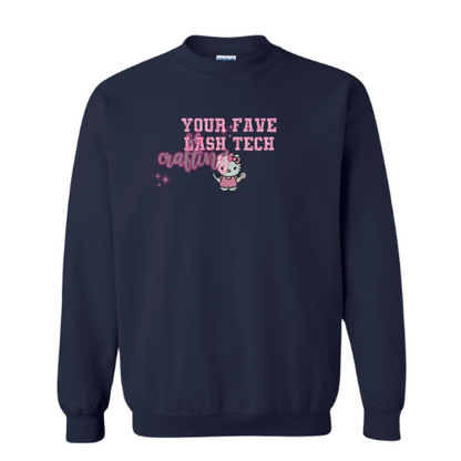Kitty Lash Tech Crewneck