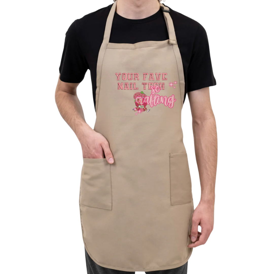 Strawberry Nail Tech Apron