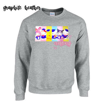 Kitty and Friends Graduation Crewneck