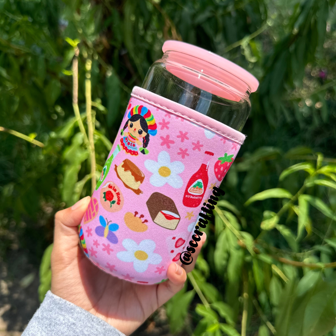 Mexican Pink Snacks - Medium Cup Sleeve