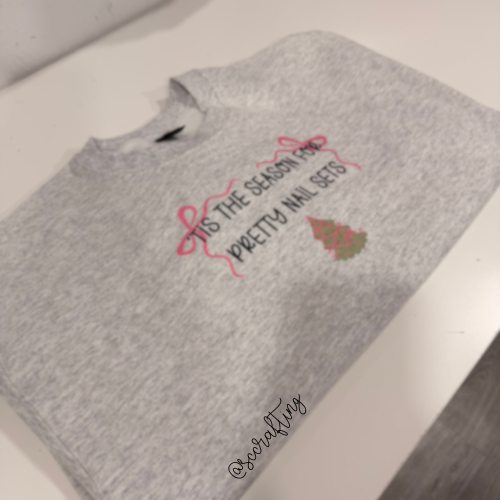 Pretty Nail Sets Crewneck