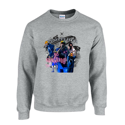 Blue/ Black Peso Crewneck