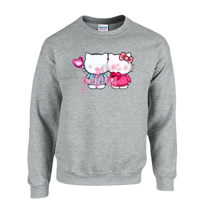 Kitty Couple Crewneck