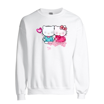 Kitty Couple Crewneck