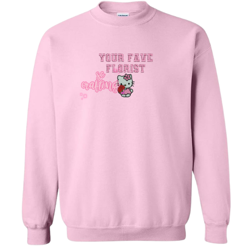 Kitty Florist Crewneck