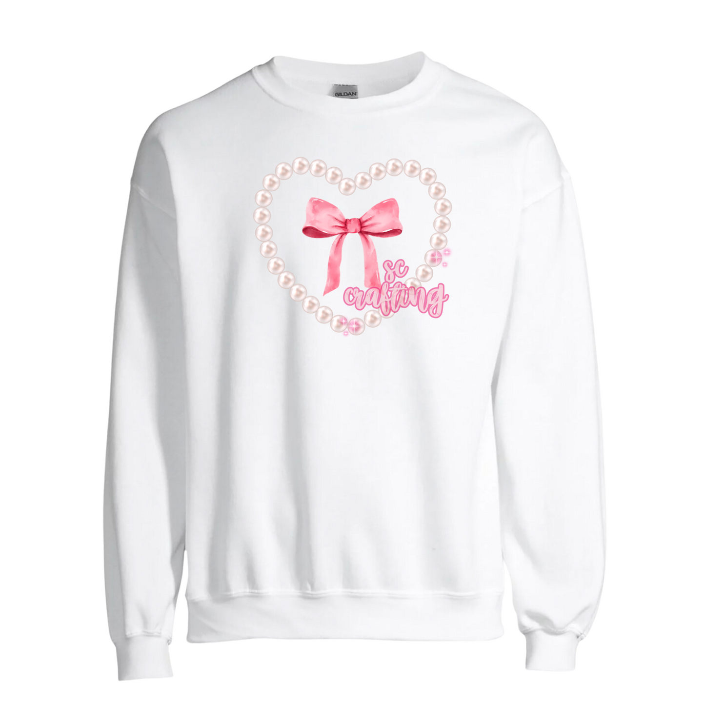 Pearly Bow Crewneck