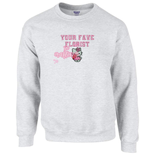 Kitty Florist Crewneck