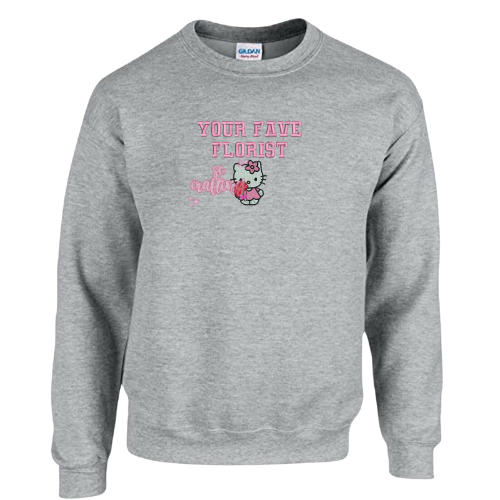 Kitty Florist Crewneck