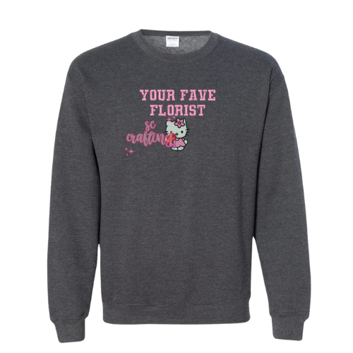 Kitty Florist Crewneck