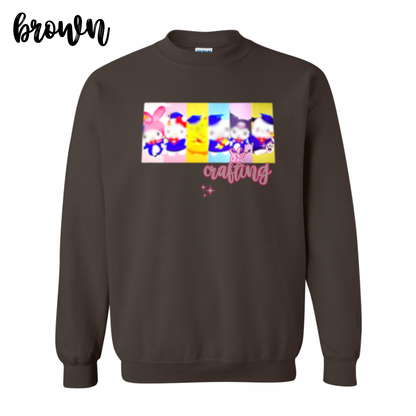 Kitty and Friends Graduation Crewneck