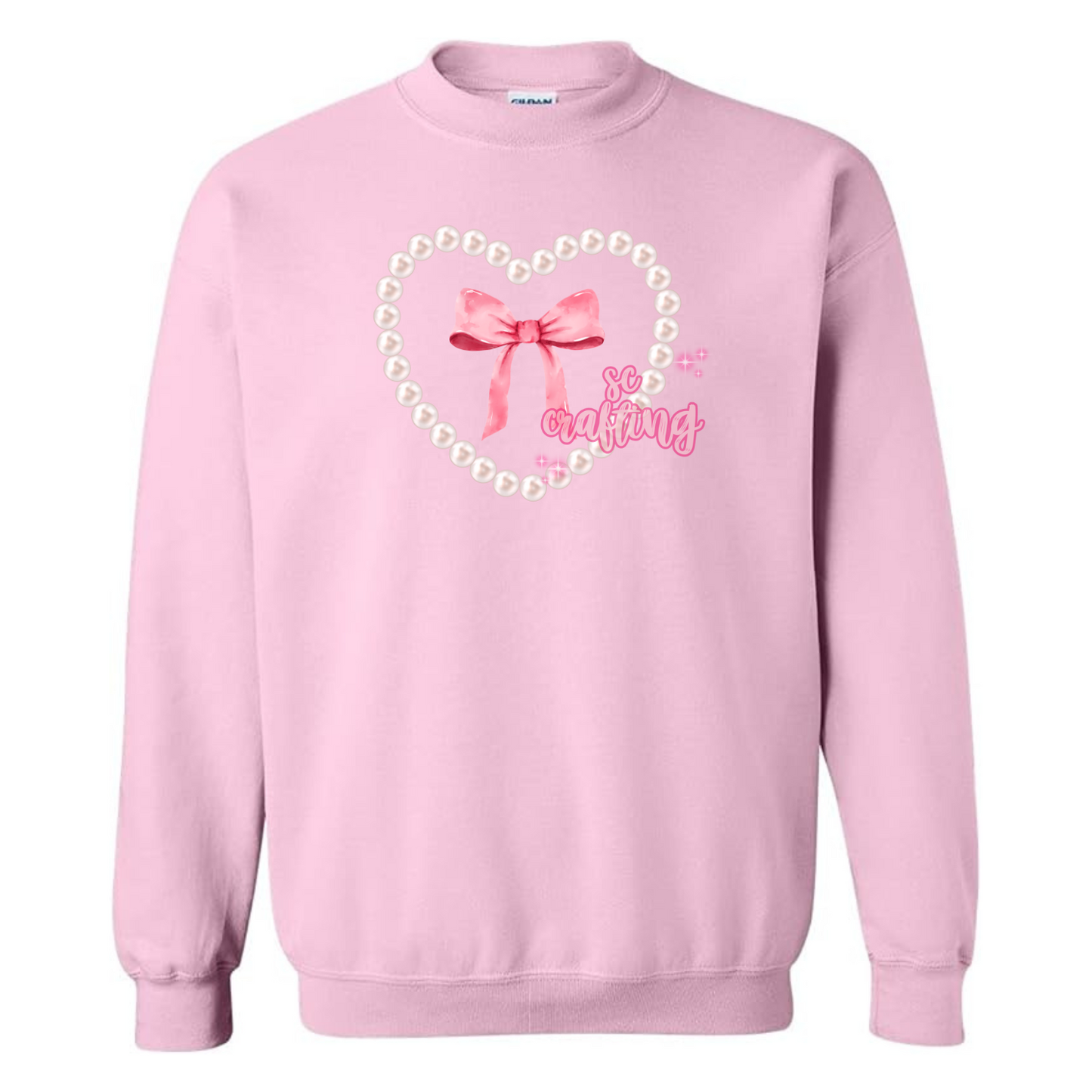 Pearly Bow Crewneck