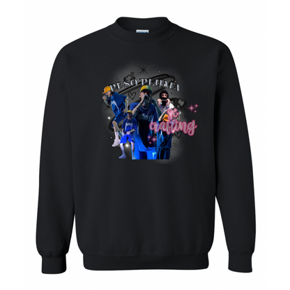 Blue/ Black Peso Crewneck