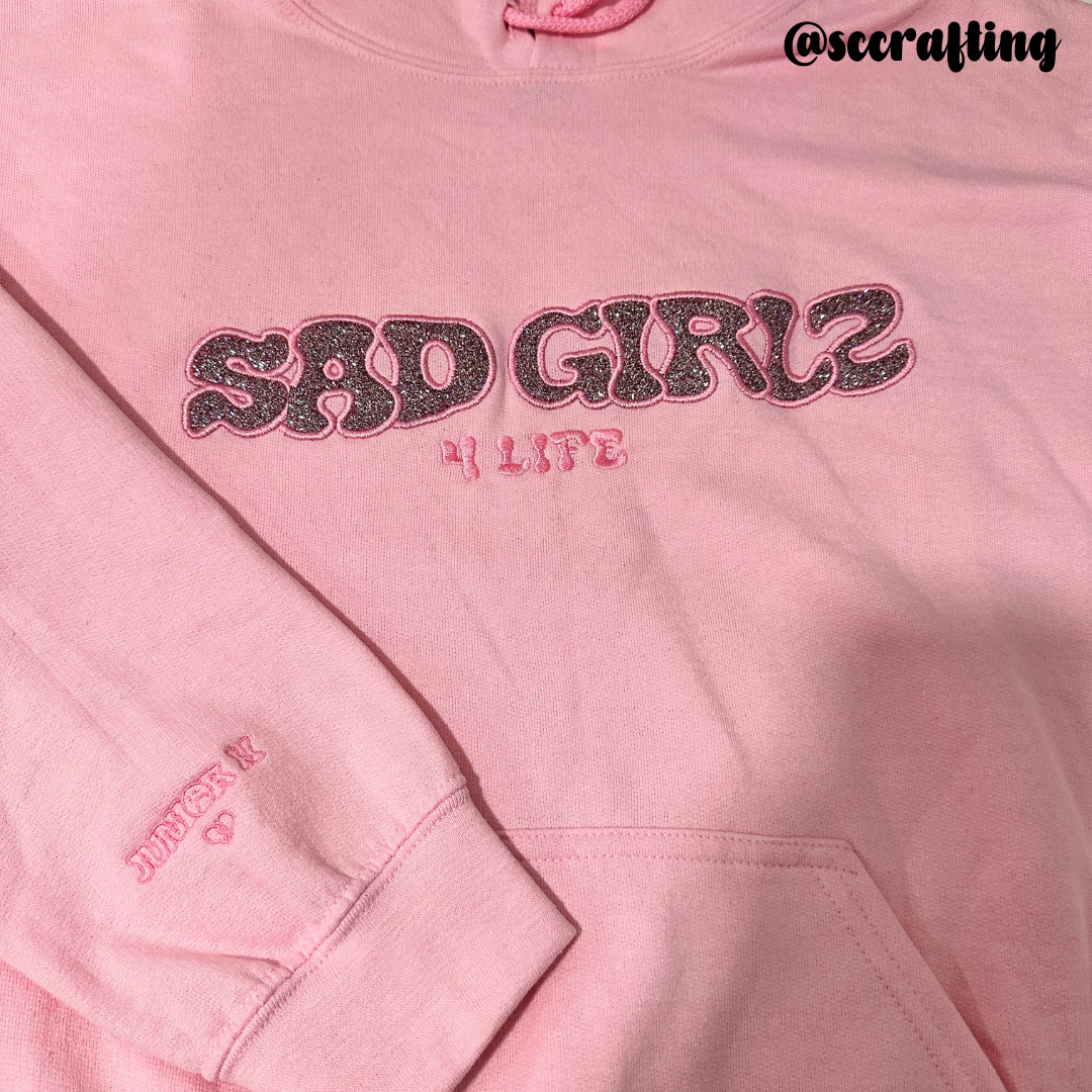 Sad girl online sweatshirt