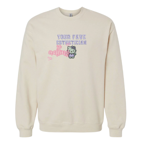 Kitty Esthetician Crewneck