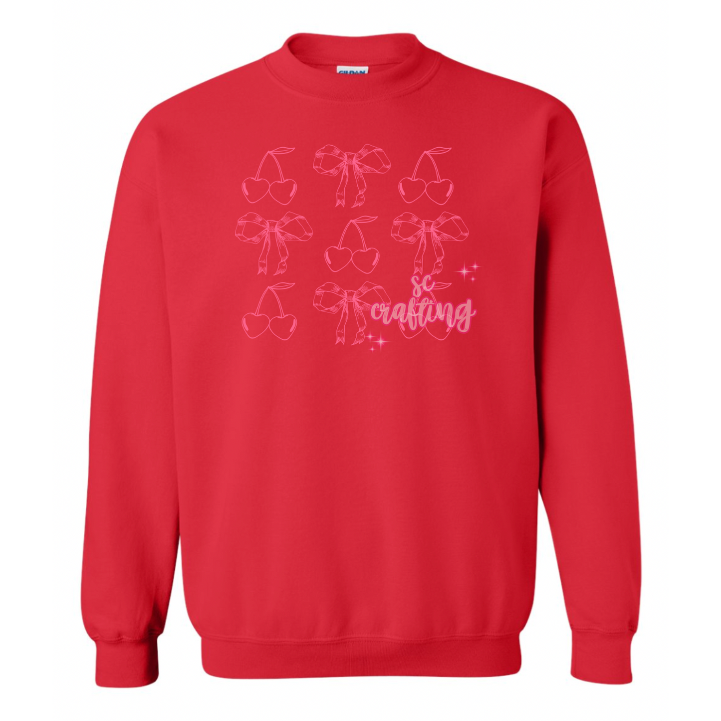 Cherry and Bows Crewneck