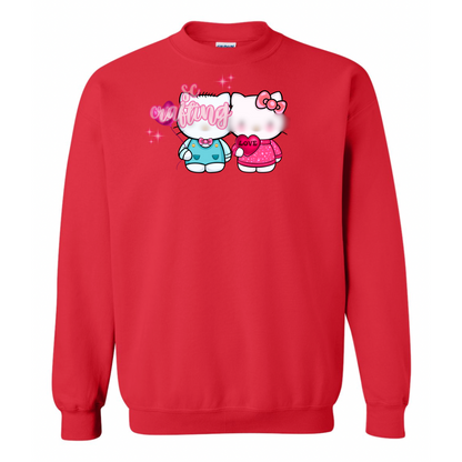 Kitty Couple Crewneck