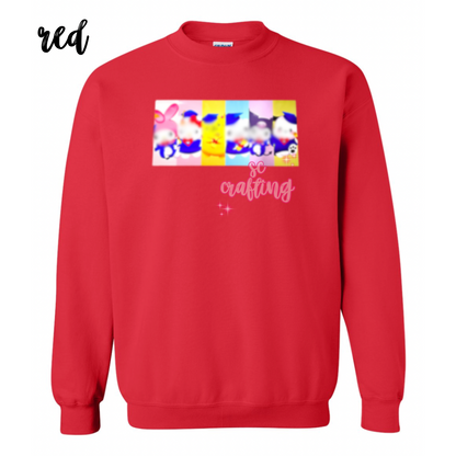 Kitty and Friends Graduation Crewneck