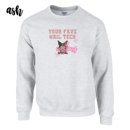 HK Friend Nail Tech Crewneck