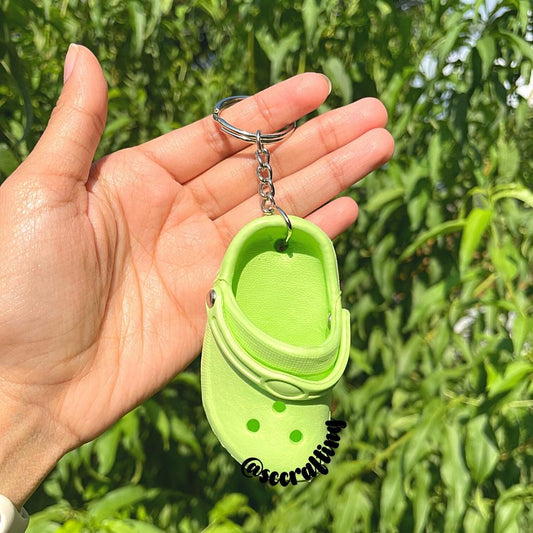Green Clog Keychain