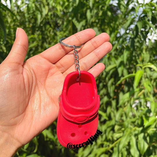 Red Clog Keychain
