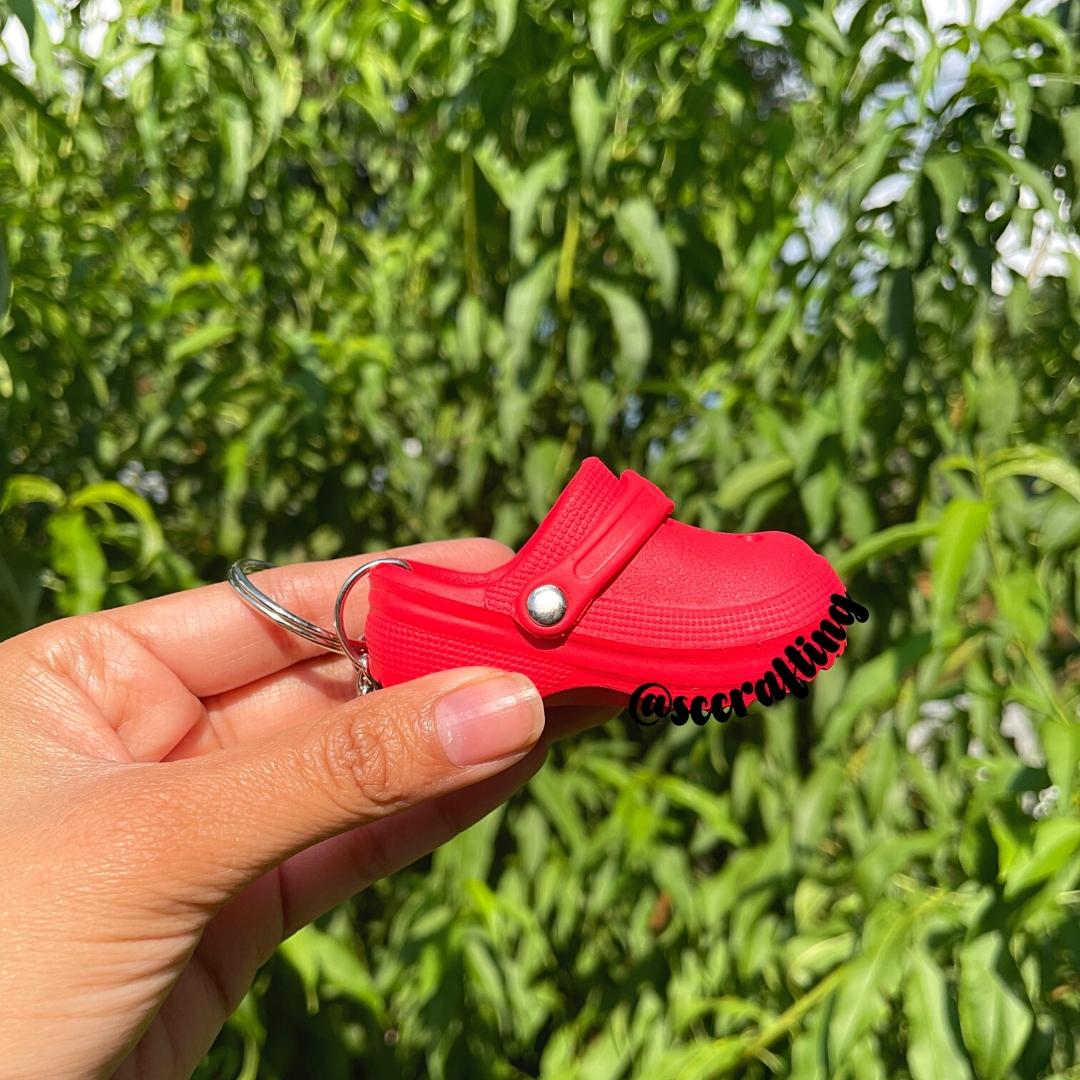 Red Clog Keychain